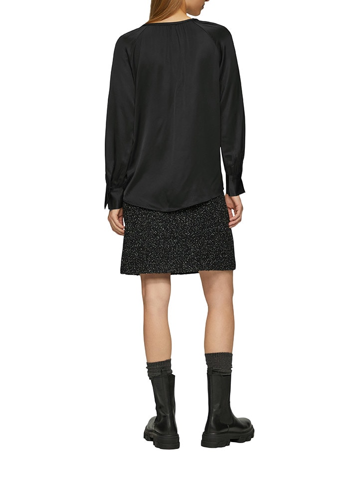 comma Bluse in Schwarz günstig kaufen