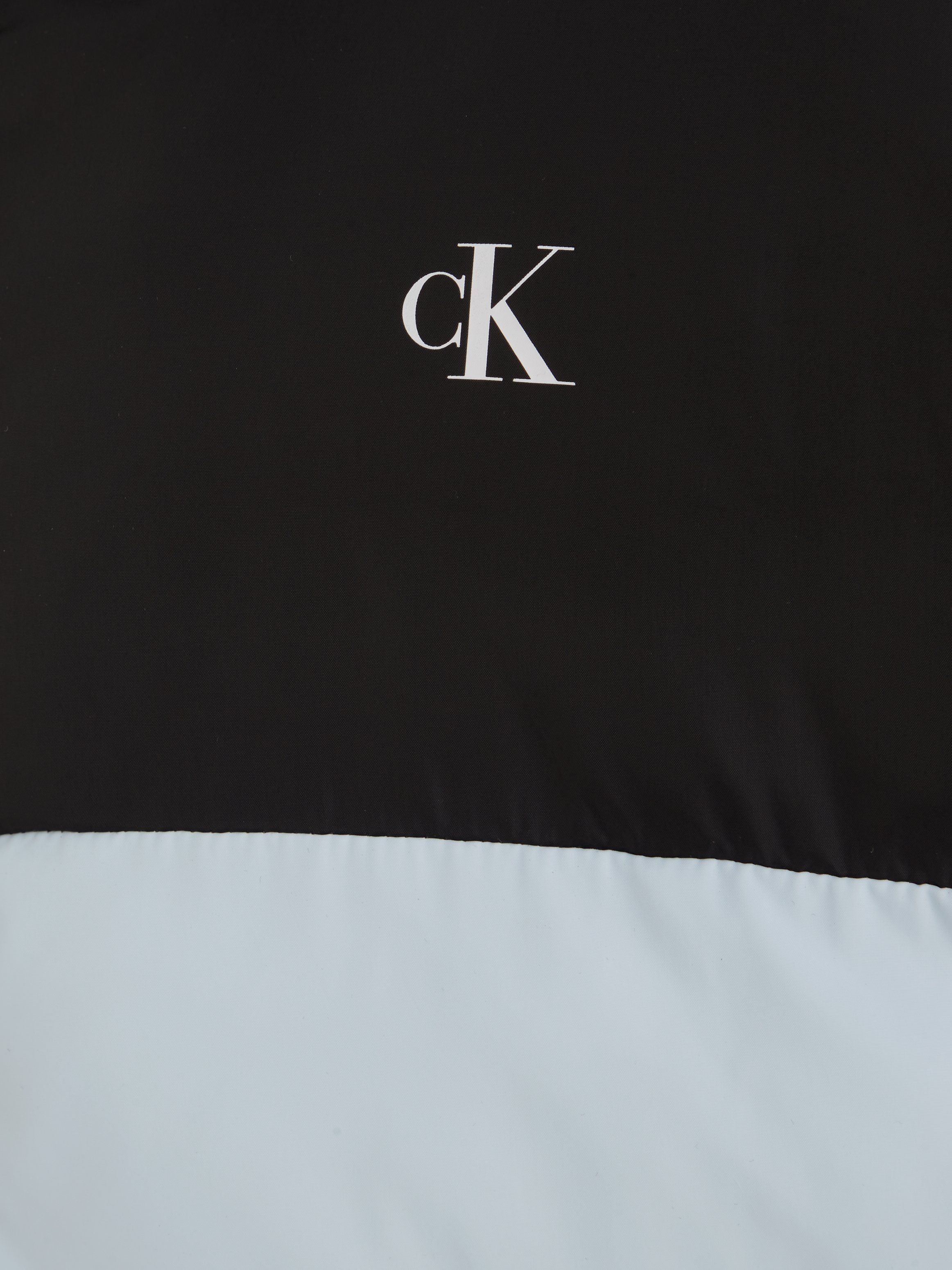 Calvin Klein Jeans Steppweste NYLON COLOR BLOCK PUFFER VEST mit Logodruck