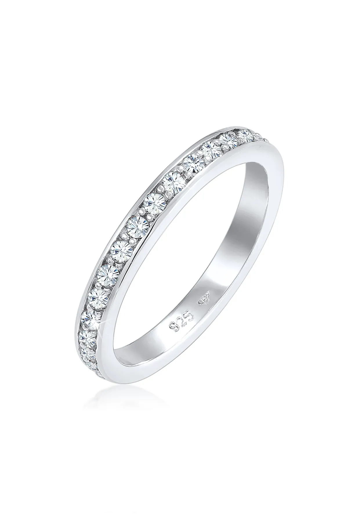 ELLI  Ring Glamourös Kristalle 925 Sterling Silber