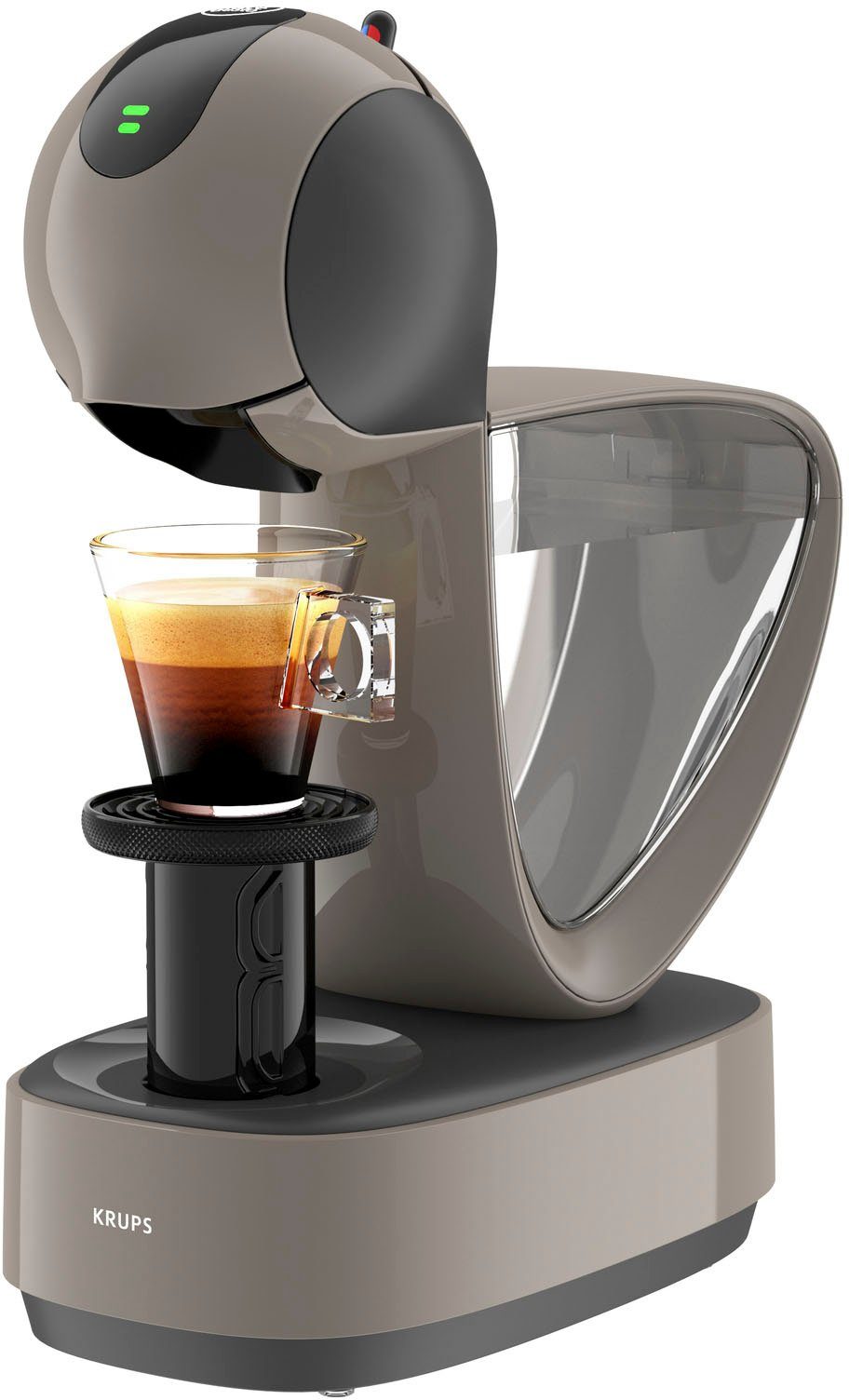 NESCAFÉ® Dolce Gusto® Kapselmaschine Krups, KP270A Infinissima Touch Automatic in Taupe, Hochdrucksystem bis 15 Bar, Touchscreen, Energiesparmodus nach 1 Min.