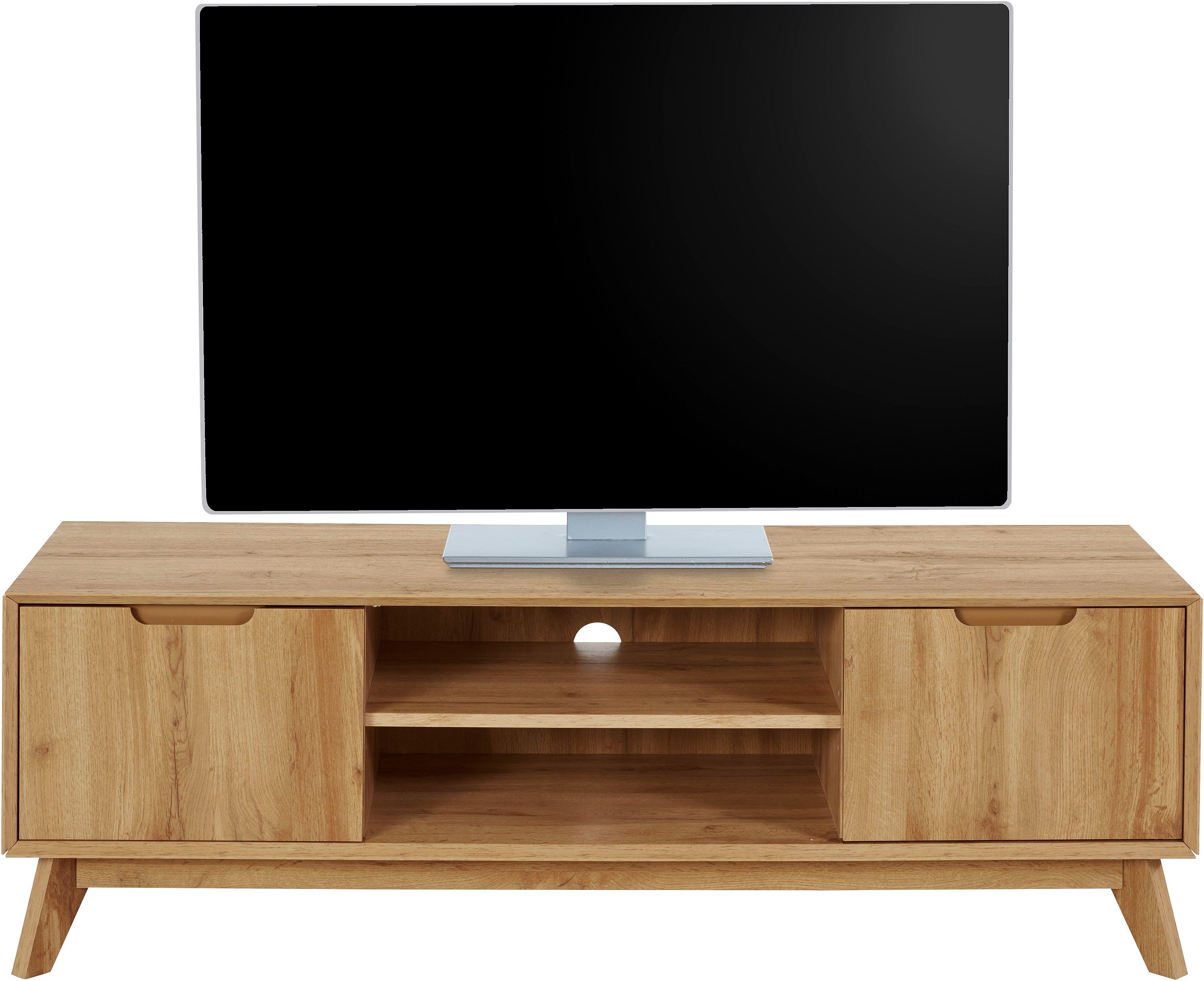 andas Lowboard Pandrup, mit 3 Einlegeböden und Kabeldurchführung, B:135 cm, H:44 cm