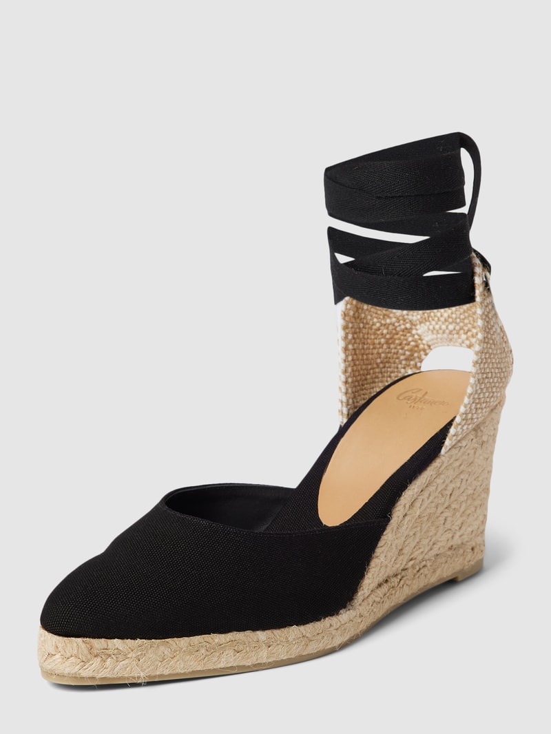 Wedges mit spitzer Form Modell 'JOYCE' in schwarz