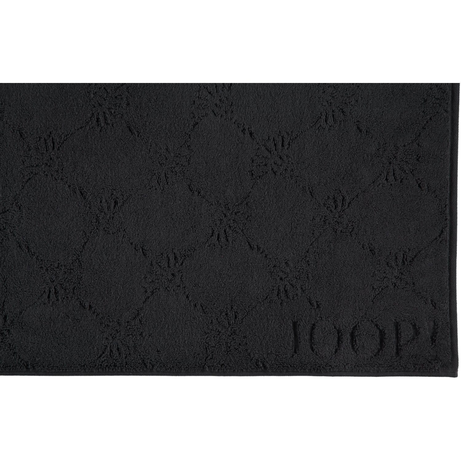 Duschmatte Uni Cornflower 1670 Joop!, 100% Baumwolle, eingewebtes JOOP!-Logo