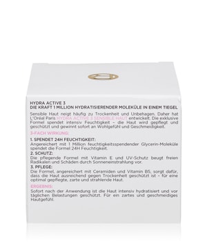 L'Oréal Paris Hydra Active 3 sensible Haut Tagescreme-50 ml