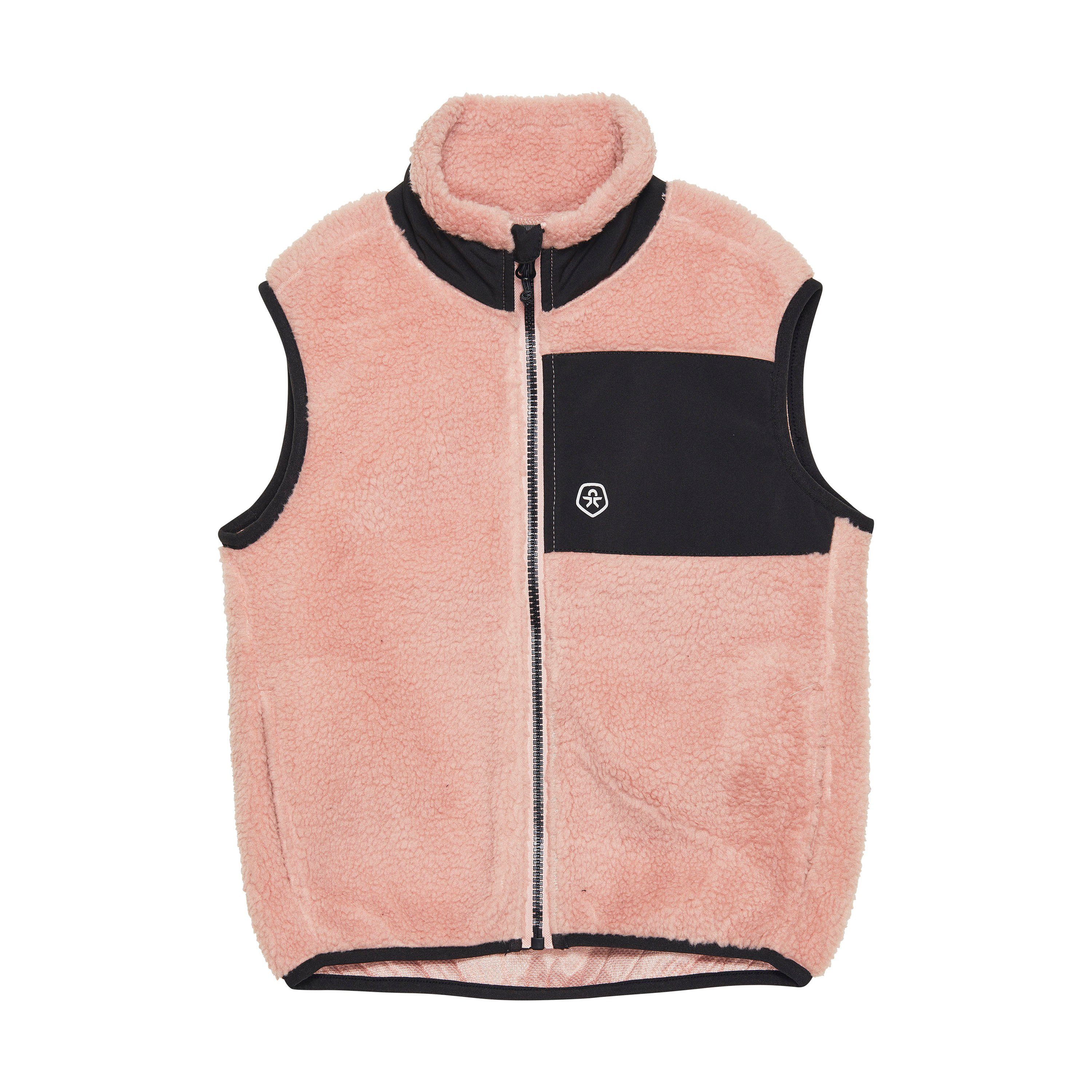 COLOR KIDS Kurzweste COTeddy Waistcoat - 741191 Klassische Weste mit Teddy-Optik