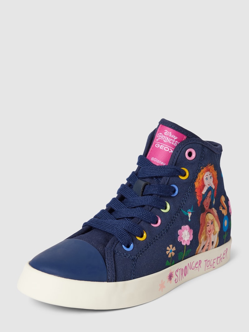 Sneaker mit Print Modell 'CIAK GIRL' in marineblau