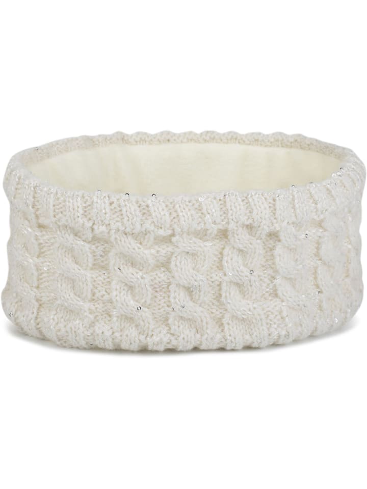 styleBREAKER Strick Stirnband in Creme günstig kaufen onesize