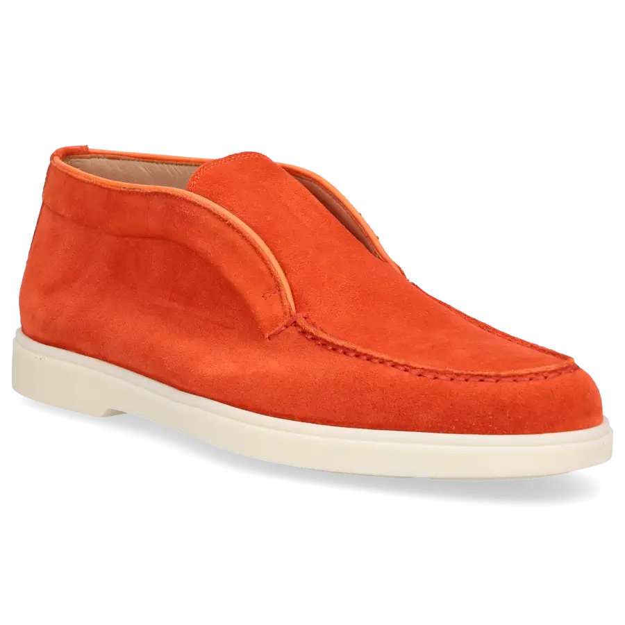 Santoni - Stiefeletten DESERT BOOT Veloursleder - orange