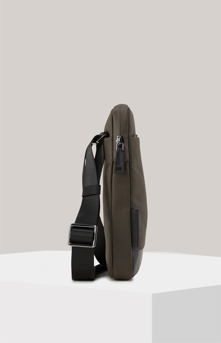 Crossbody-Schultertasche Marcena Liam in Oliv