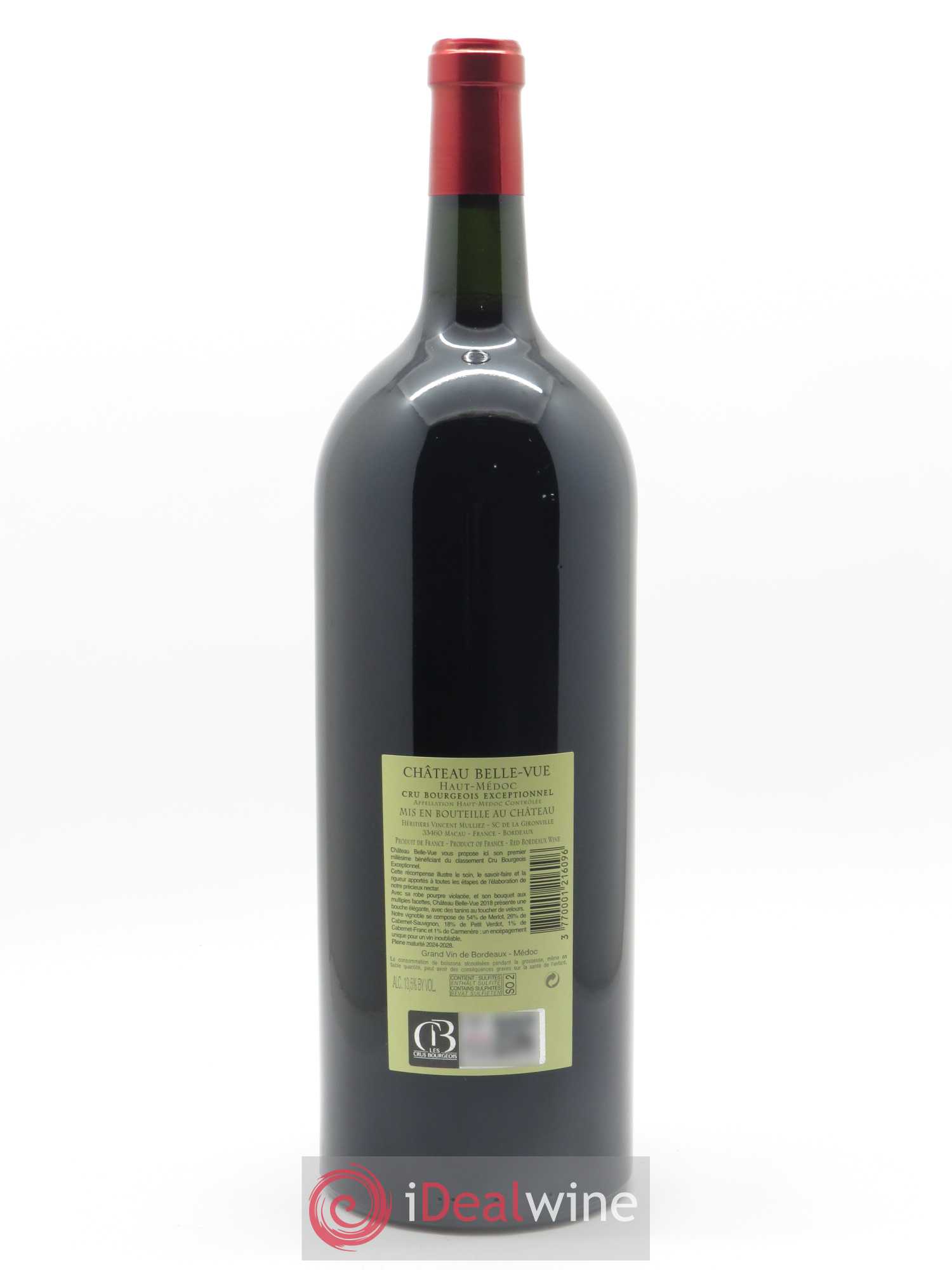 Château Belle-Vue  2018 - Lot de 1 Magnum