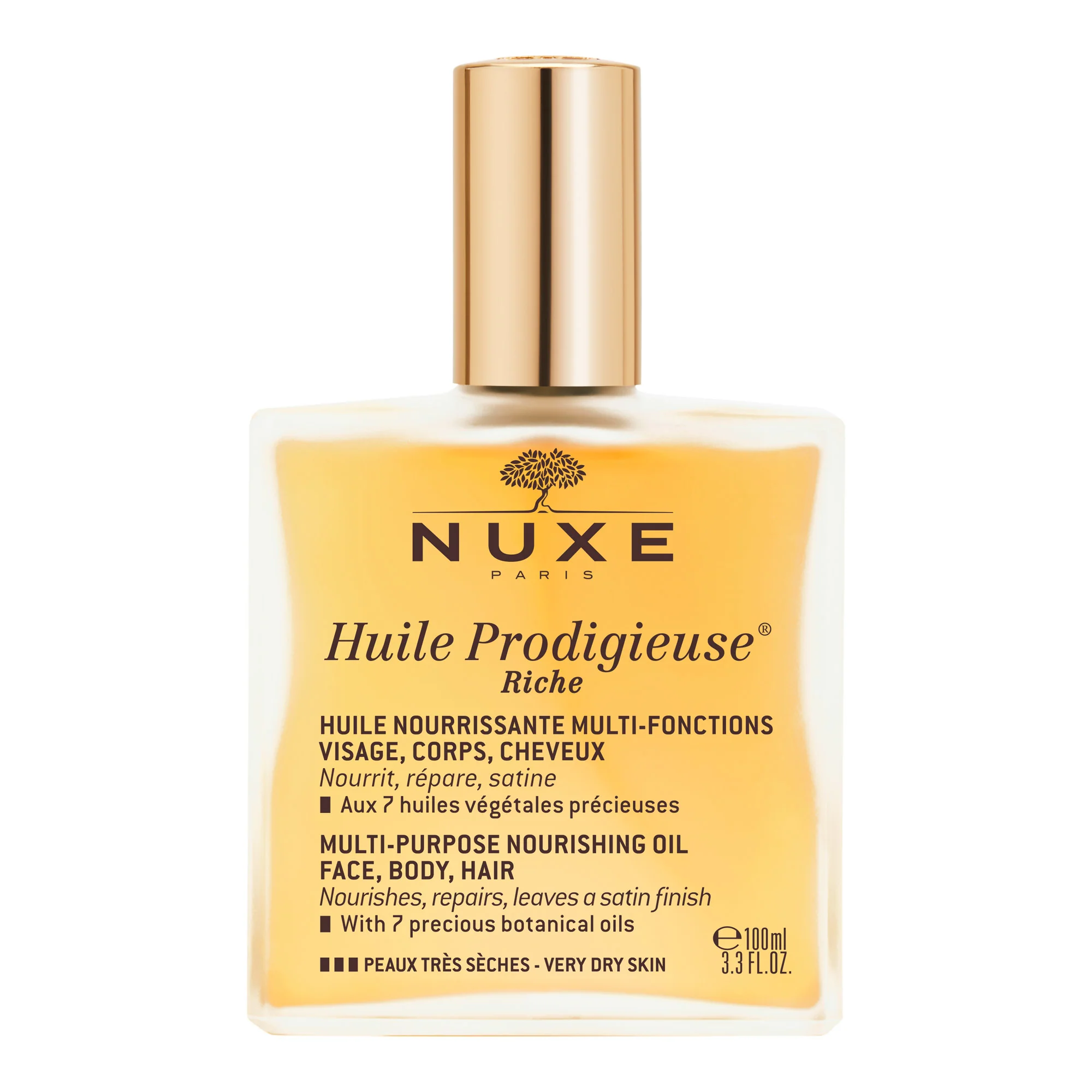 Huile Prodigieuse RICHE suho ulje - hranjivo ulje za lice, ulje za tijelo, ulje za kosu, ulje protiv strija koje čini elastičnijom
