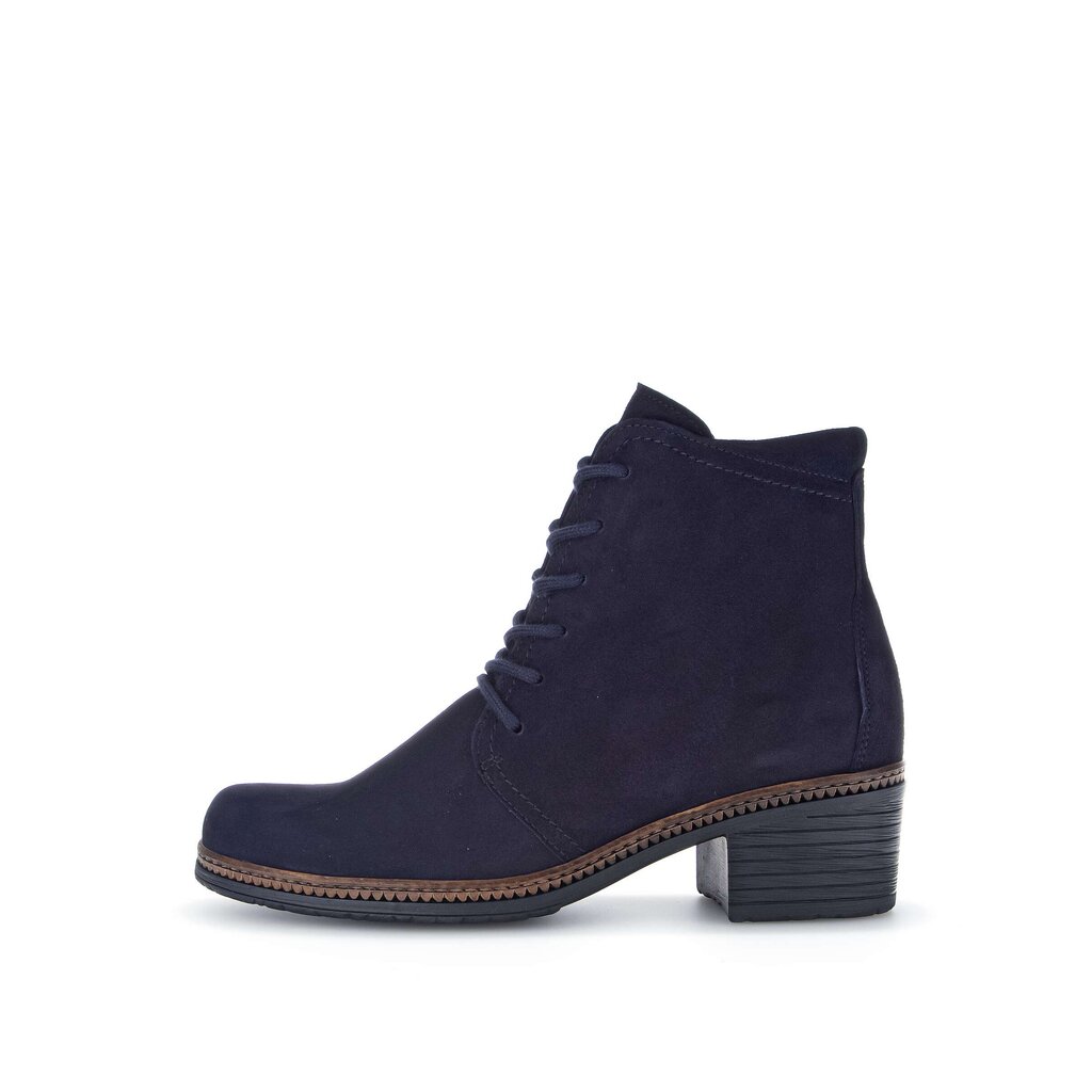 Gabor fashion Schnürstiefelette blau