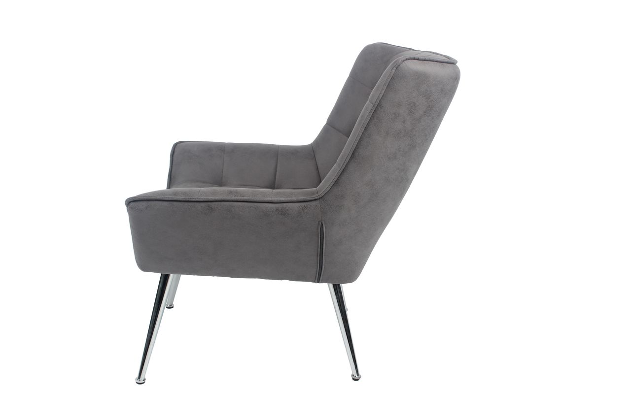 Happy Home Happy Home XXL Sessel Ohrensessel HWP65-GRA grau