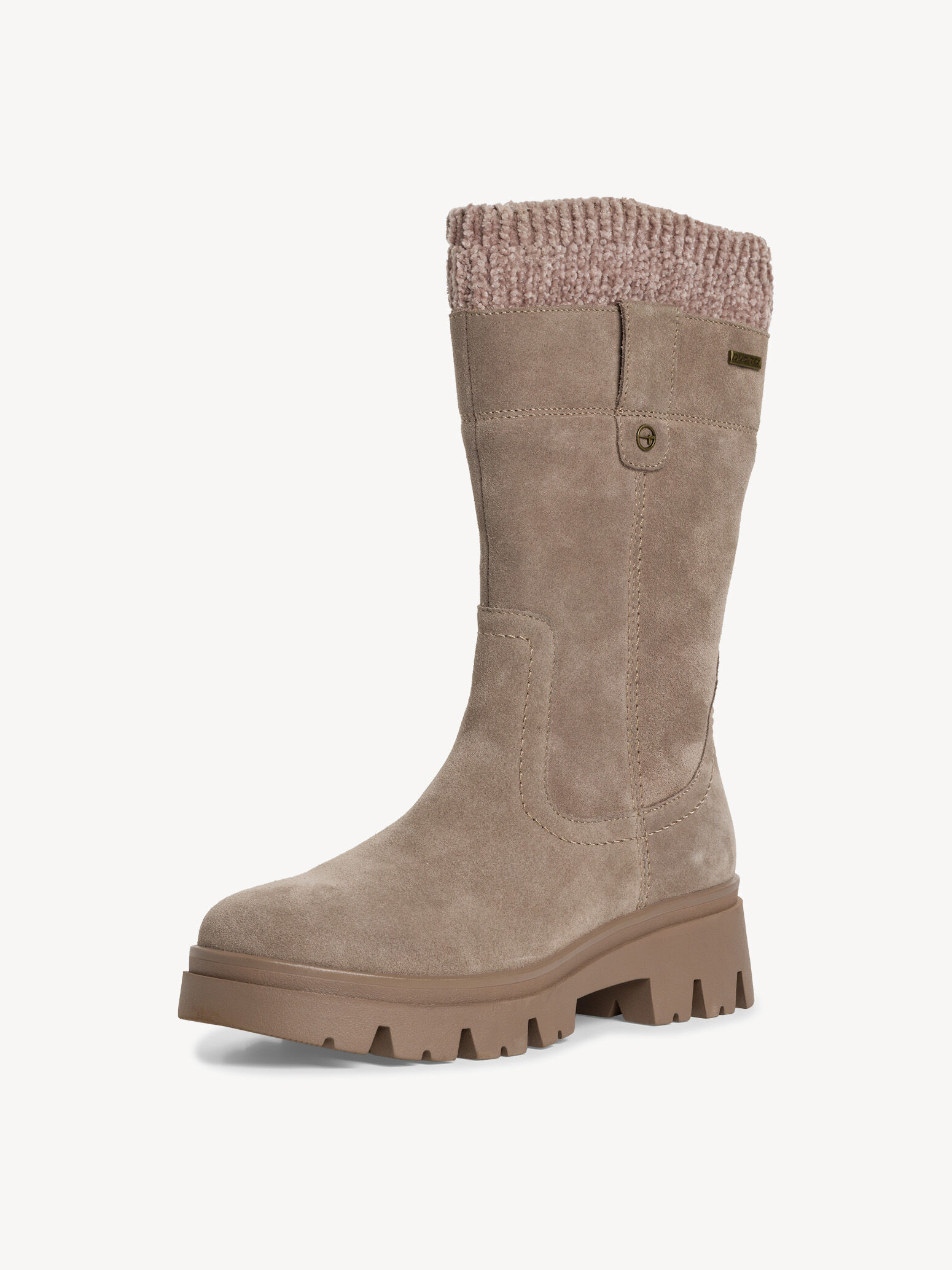 Bottine en cuir - marron