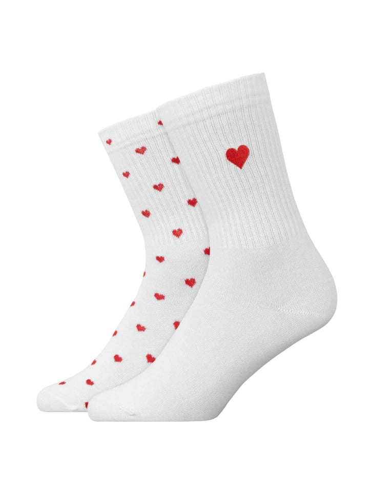 SNOCKS Tennissocken aus Bio-Baumwolle 2 Paar in Mix (Love) günstig kaufen 43-46