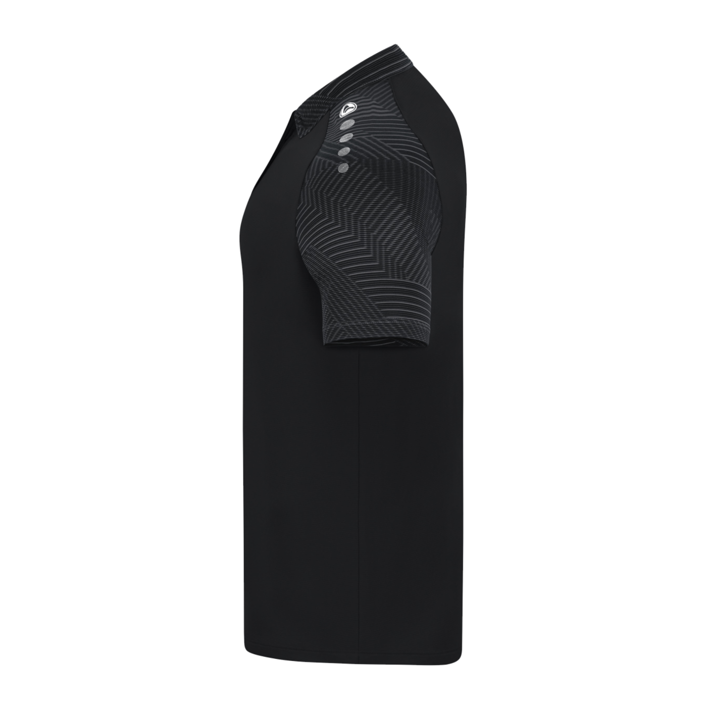 JAKO Performance Polo Kids Schwarz Grau F804