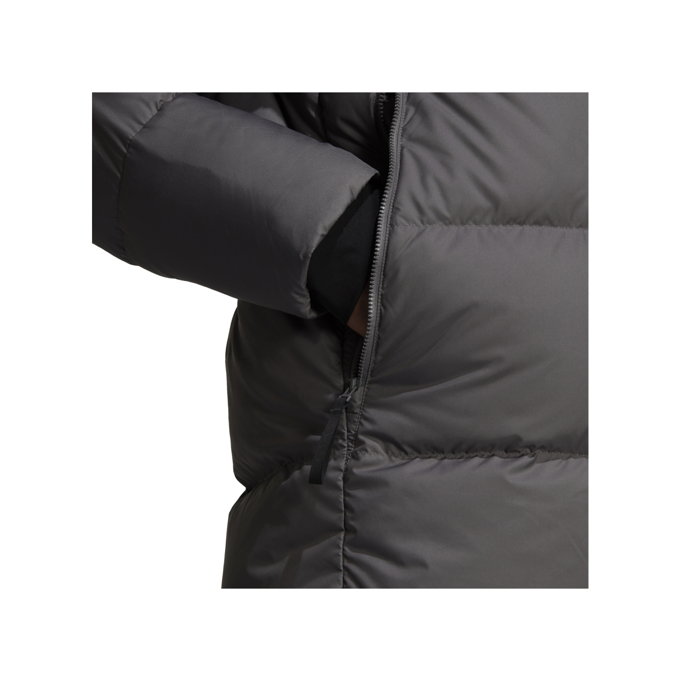 adidas 11.11 Puffer Jacke Grau