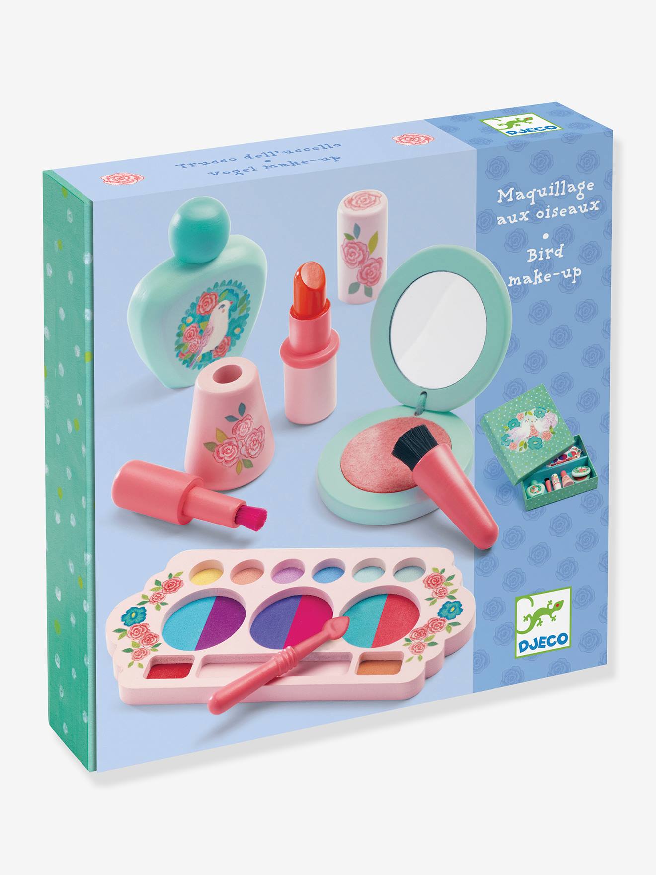 Maquillage de Birdie DJECO bleu