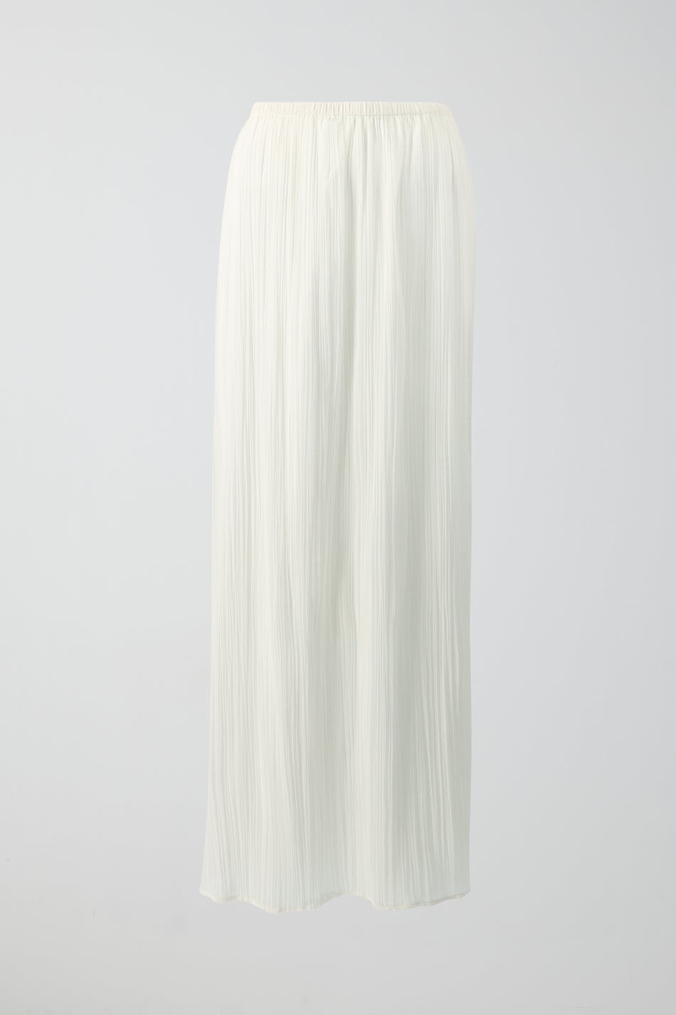 Crinkle maxi skirt