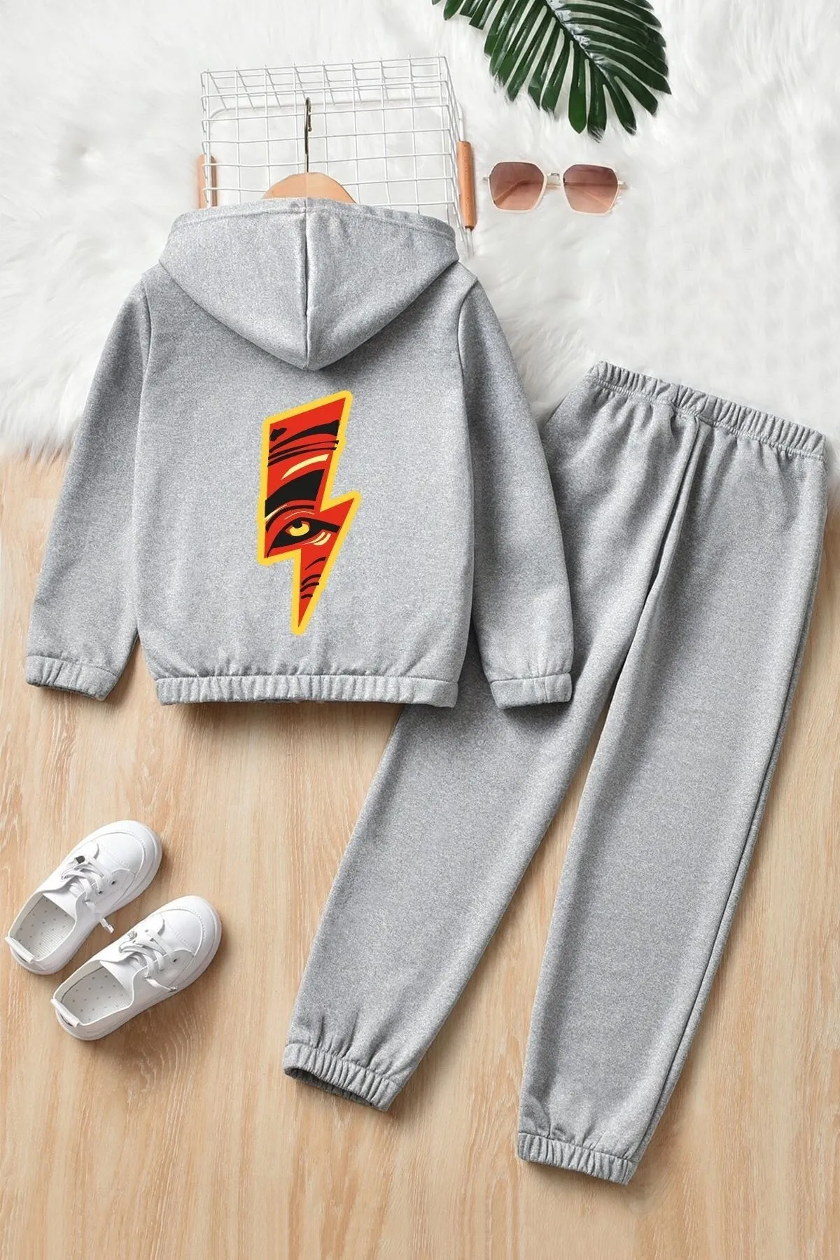 uyguntarz  Yıldırım-Trainingsanzug-Set für Kinder