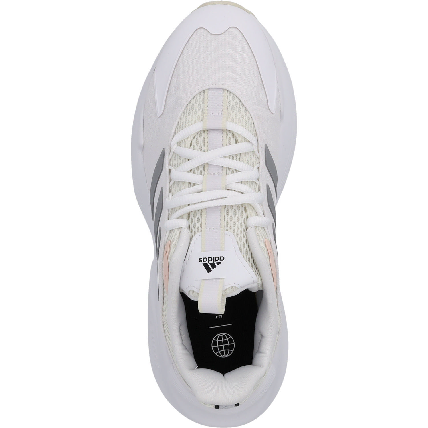 Adidas Alphaedge W, Sneakers Low, Damen, white/silver met/wonder quartz