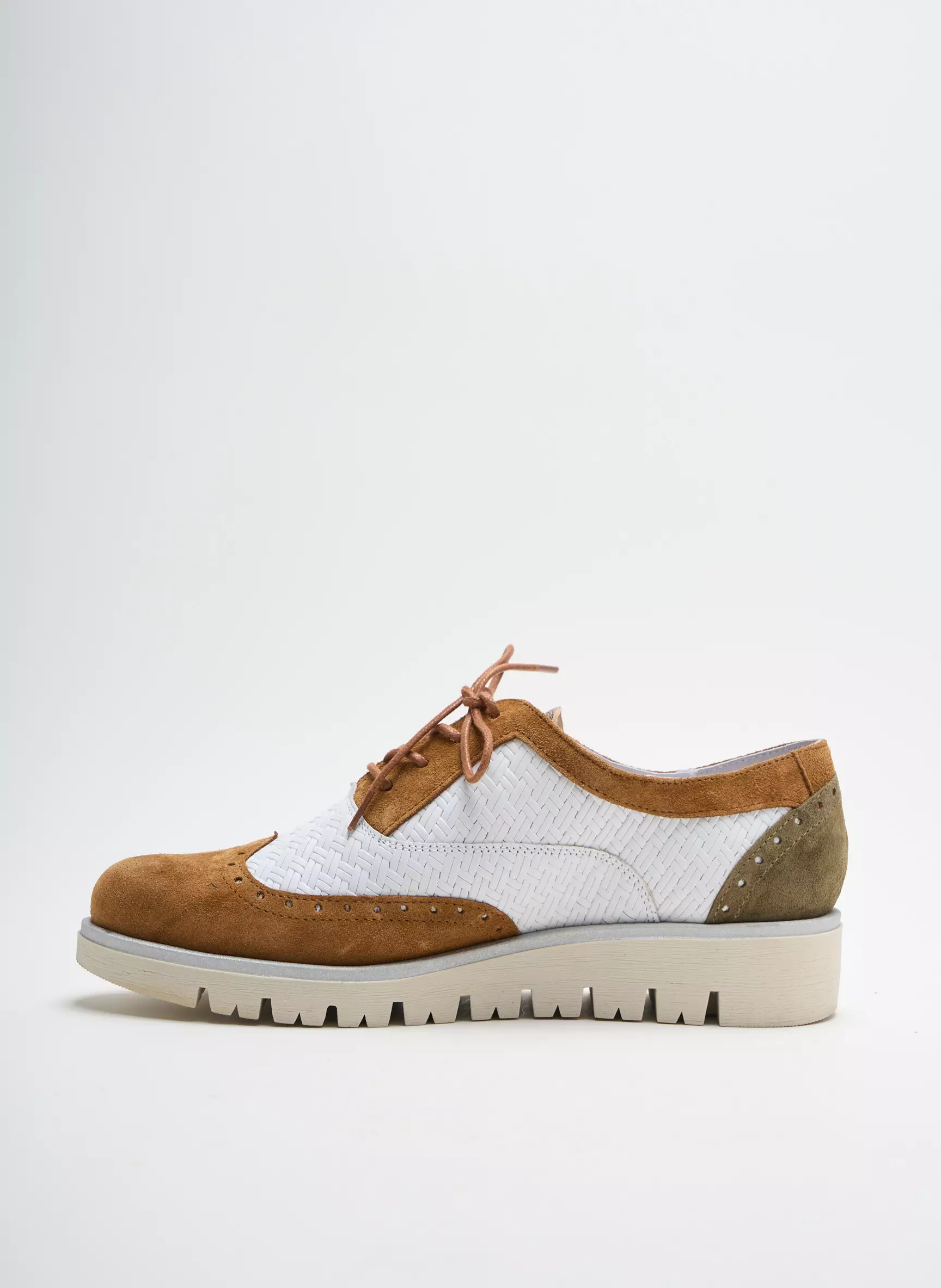 Geo Reino Derby Femme couleur blanc