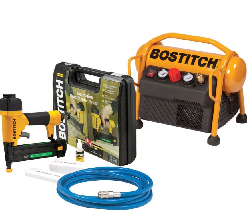 Stanley Bostitch MRC6E-SET Kombinirani kompresor MRC6 + SB 2v1 spenjalnik, širina 15 - 40 mm, 18