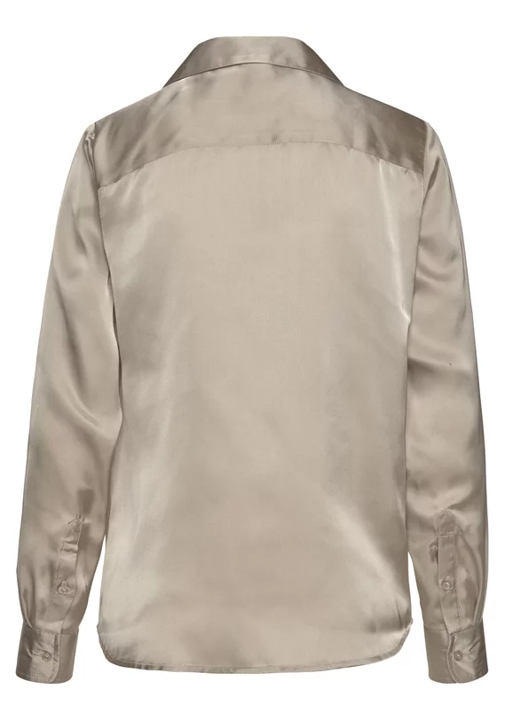 Satinbluse