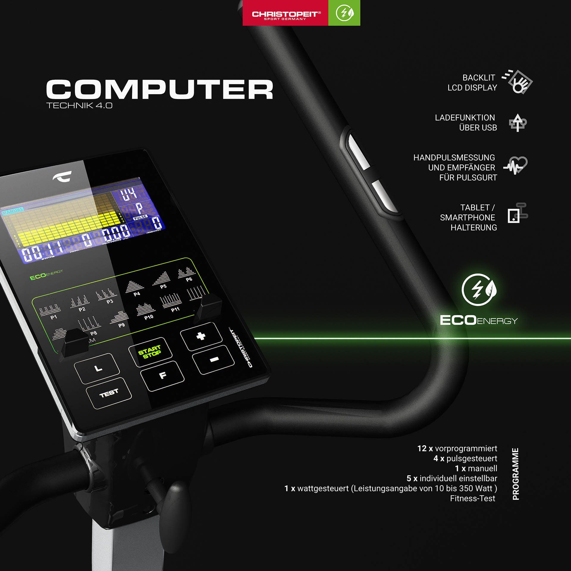 Christopeit Sport® Ergometer Eco 1000