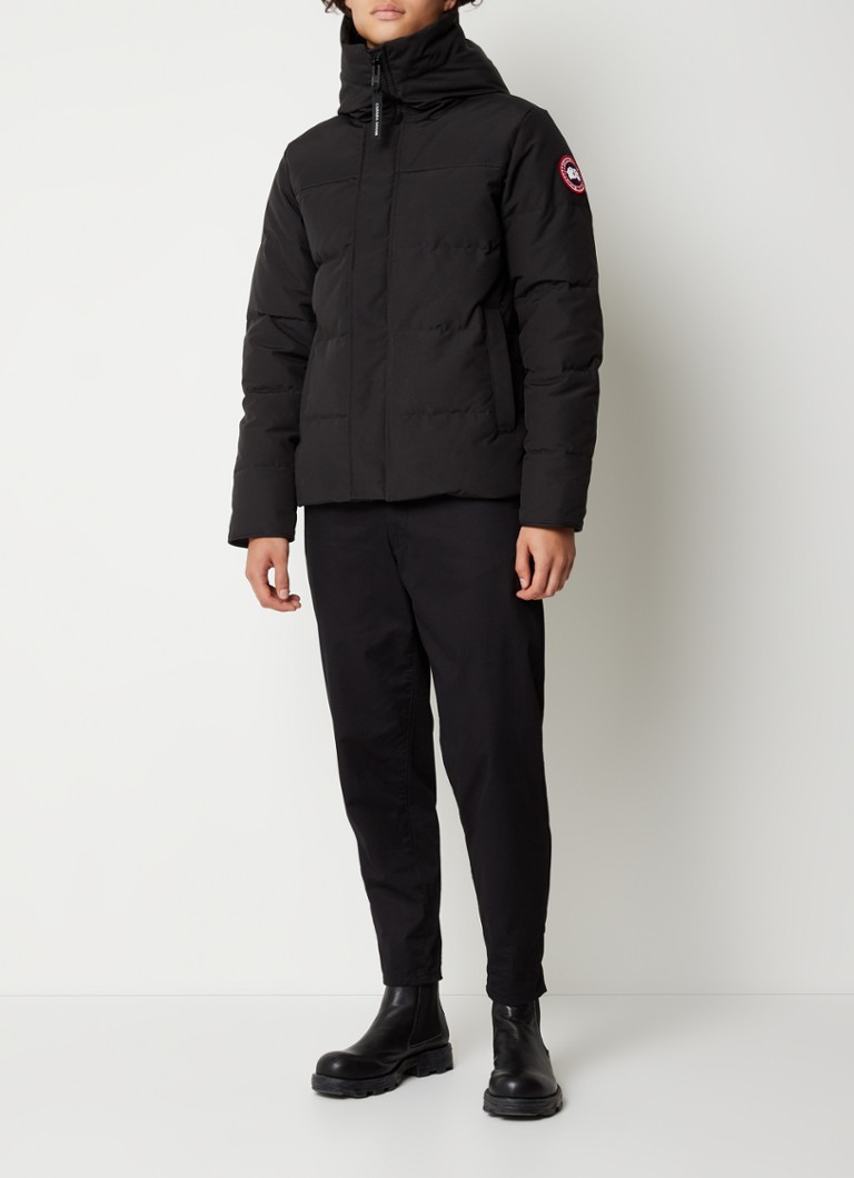 Canada Goose MacMillan prošivena parka s punjenjem od paperja i kapuljačom