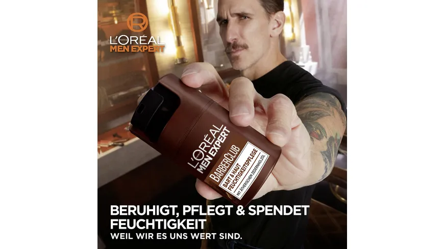 L'oréal Men Expert Barber Club Bart & Haut Feuchtigkeitspflege 50 ml