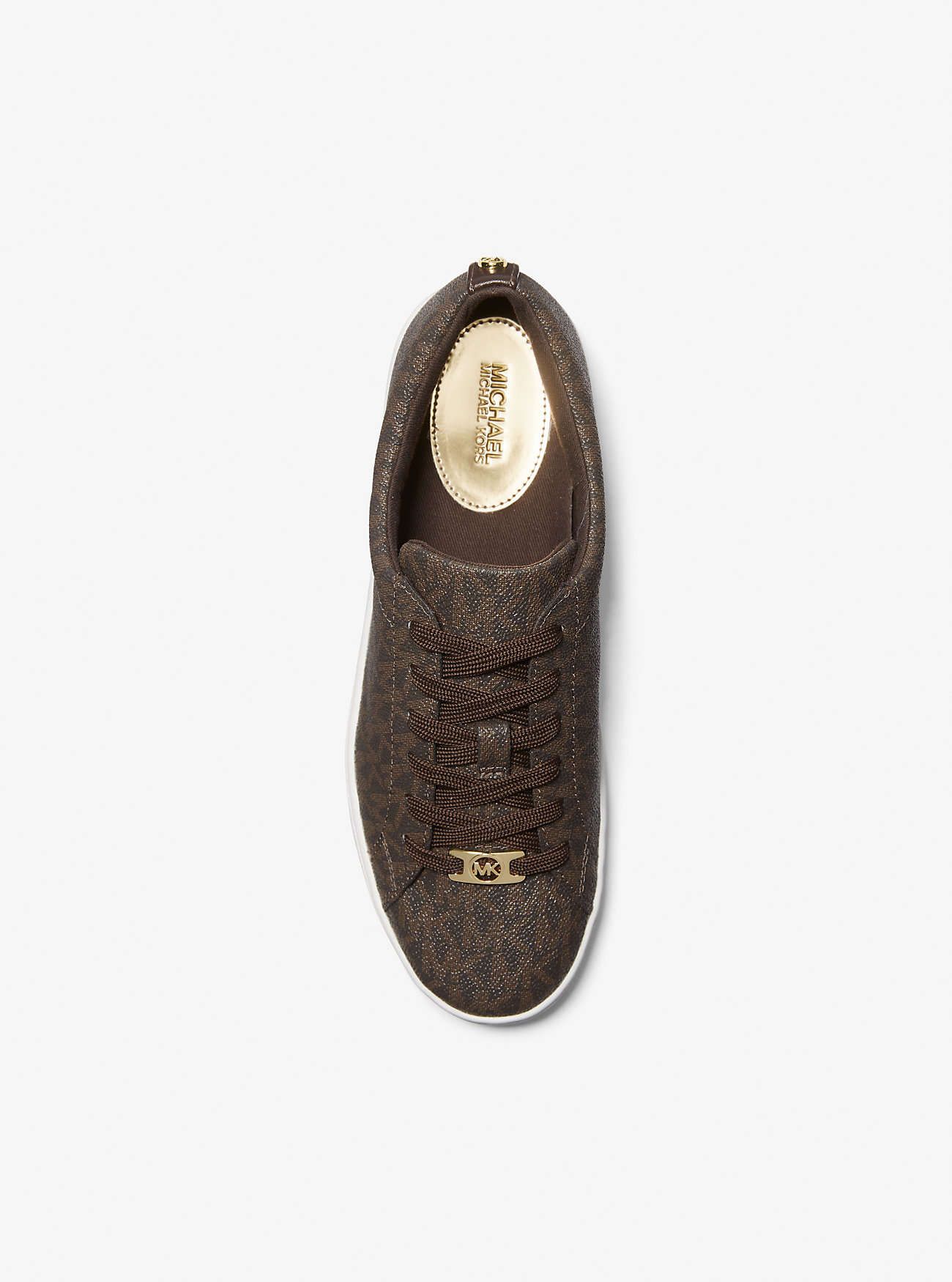 Keaton Signature Logo Sneaker - BROWN