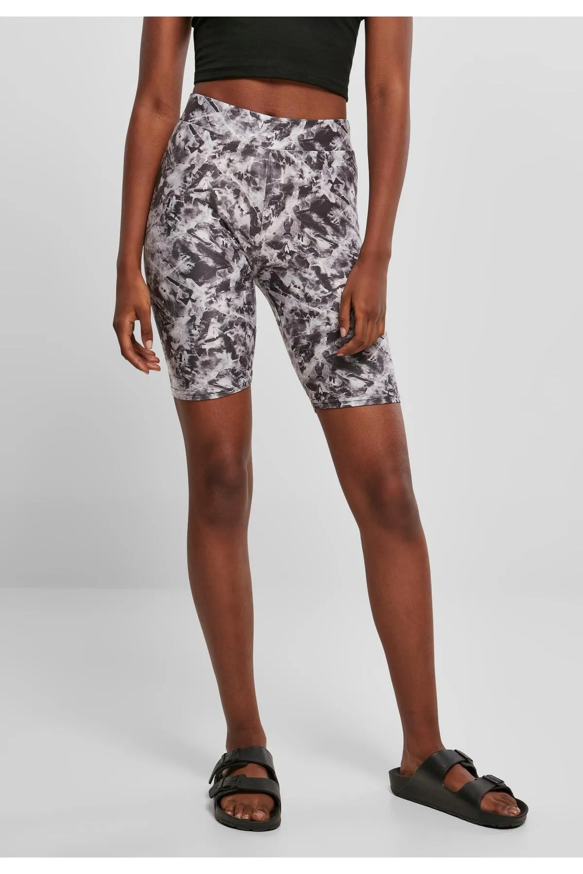 Urban Classics  Kurze Sporthose - Schwarz - Hoher Bund