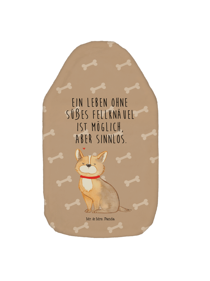 Mr. & Mrs. Panda Wärmflasche Hund Glück mit Spruch in Hundeglück günstig kaufen onesize