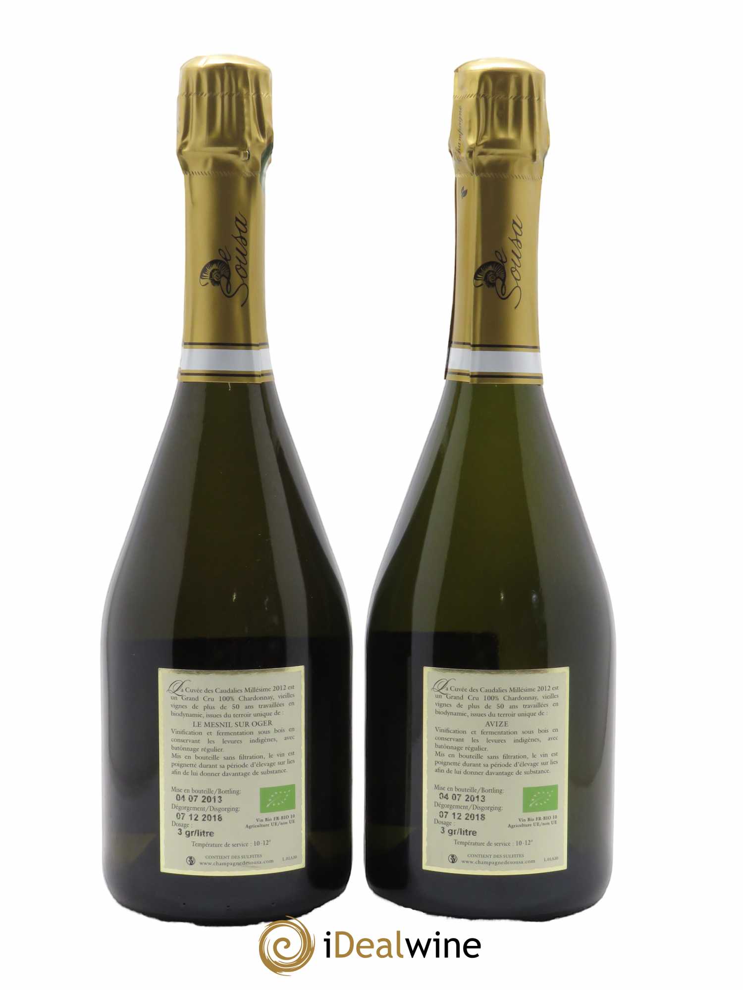 Coffret Caudalies De Sousa  2012 - Lot de 1 Bouteille