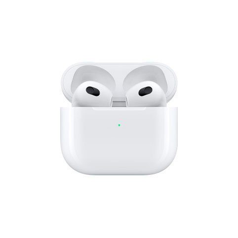 Apple Airpods (3. Generation 2022) In-Ear-Kopfhörer (Siri, Bluetooth, mit Lightning-Ladecase)