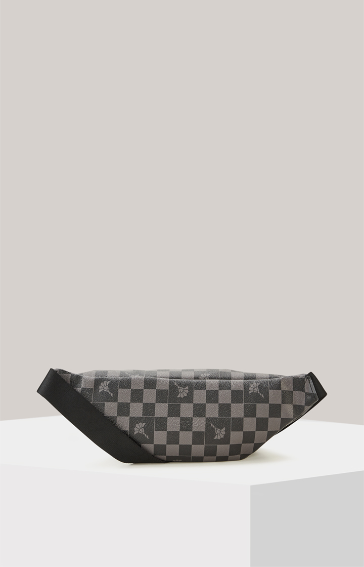 Beuteltasche Cortina Piazza Leo in Schwarz/Grau