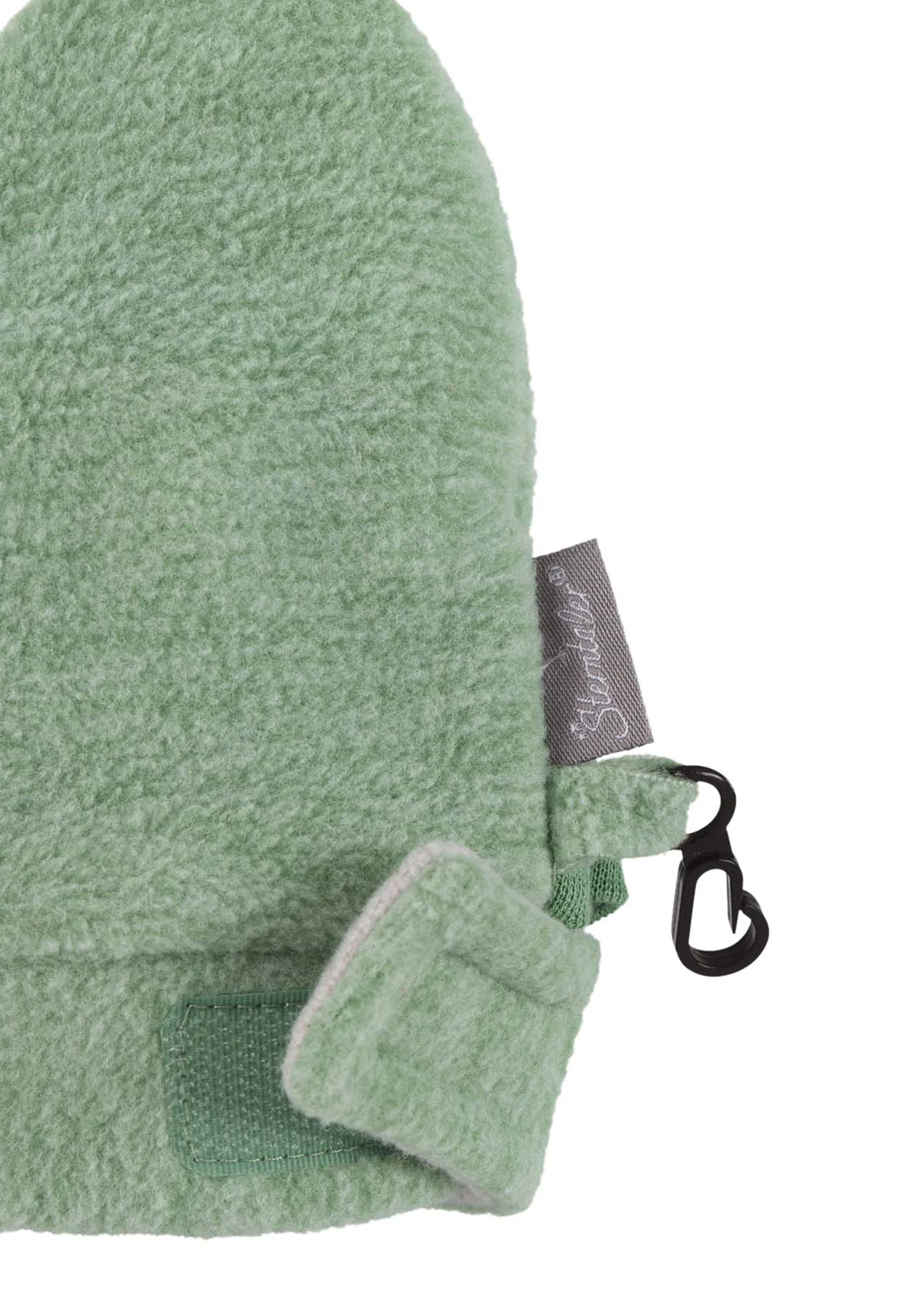 Fäustlinge mit Daumen, Microfleece melange (recycelt)