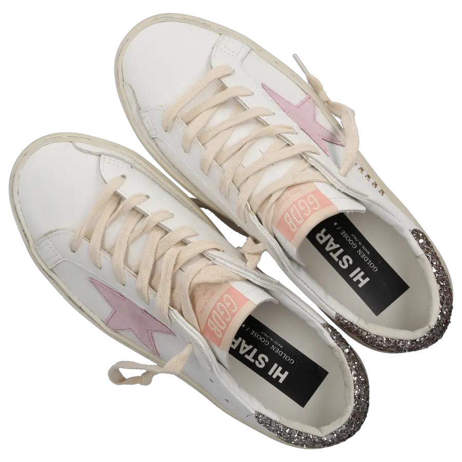 Golden Goose - Sneaker low HI STAR CLASSIC Kalbsleder - weiß
