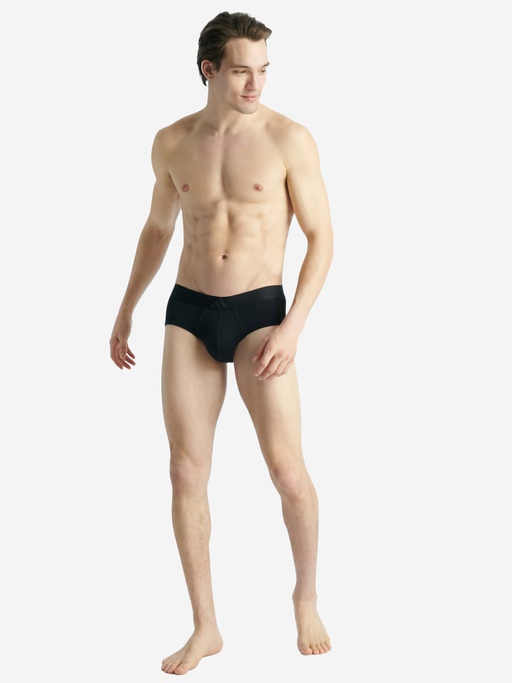 adidas Slip Active Flex Cotton 3 Stripes in Black günstig kaufen