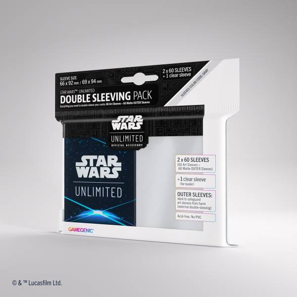 Star Wars: Unlimited Art Sleeves Double Sleeving Pack - Space Blue (Einzelartikel)