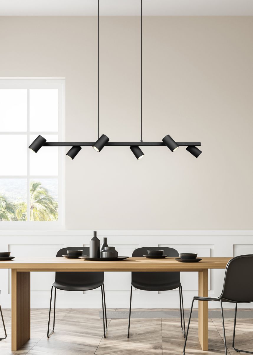 Trendhopper 6-flg Pendelleuchte Mikay