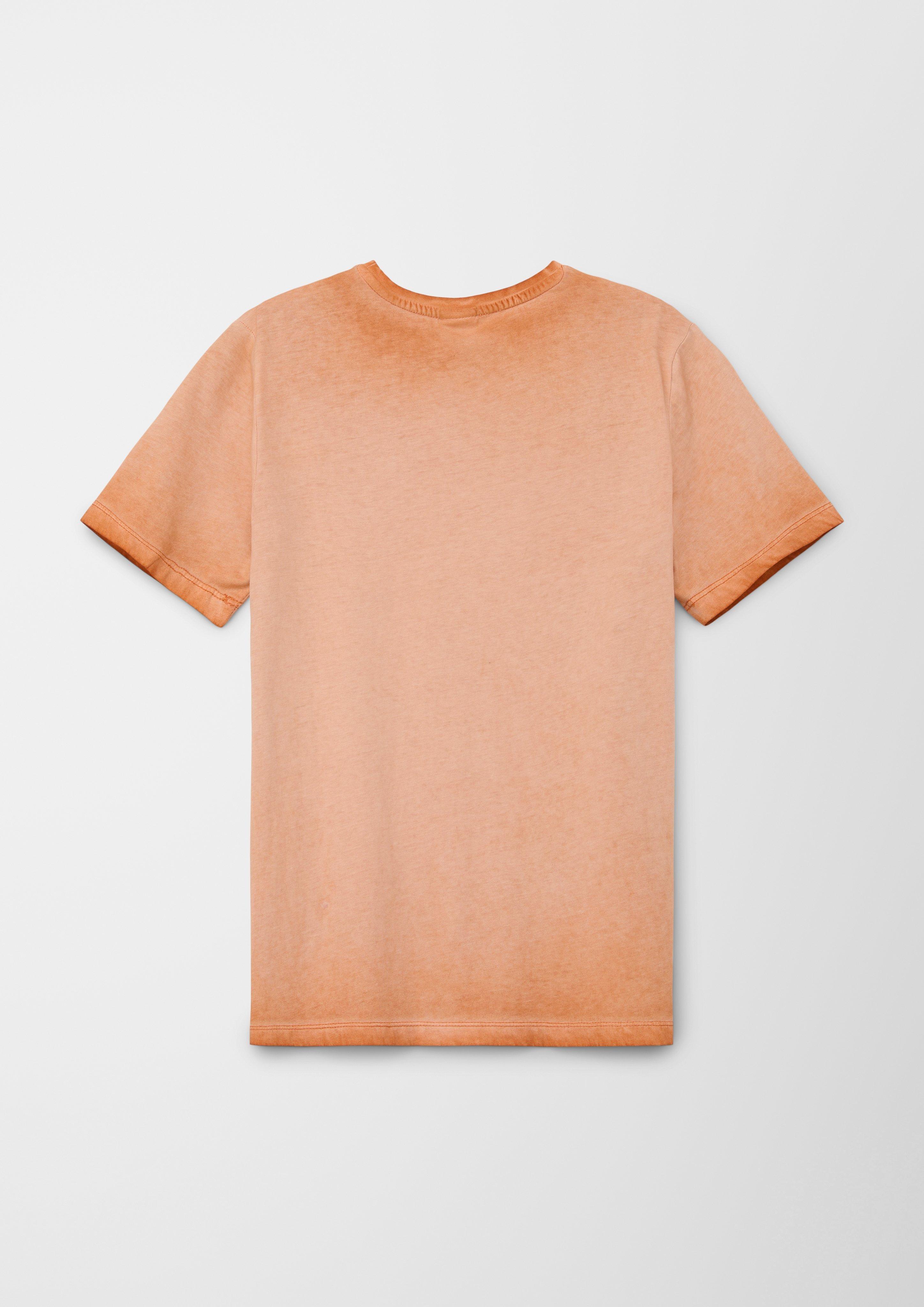 Baumwollshirt mit Garment Dye  2128290-2140