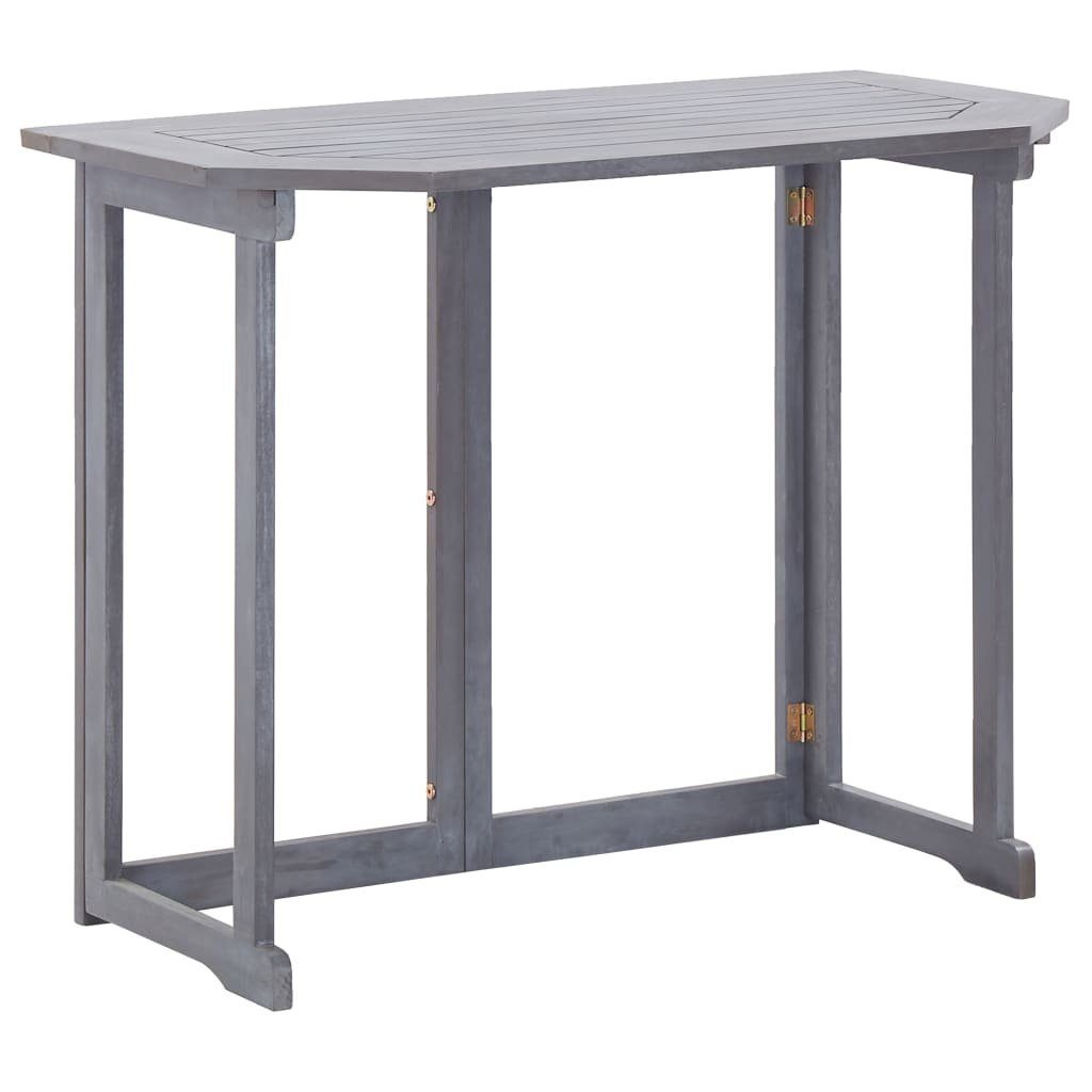 DOTMALL Klapptisch Akazie Holz 90x50x75cm Holztisch Campingtisch Balkontisch