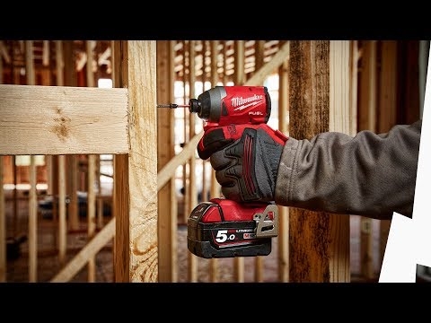 Milwaukee 4933480873 M18 FPP2A3-502X Powerpack 18V 5.0Ah Li-Ion - Mașină de găurit cu impact M18FPD3 + Șurubelniță cu impact M18FID3 în geantă 4933480873
