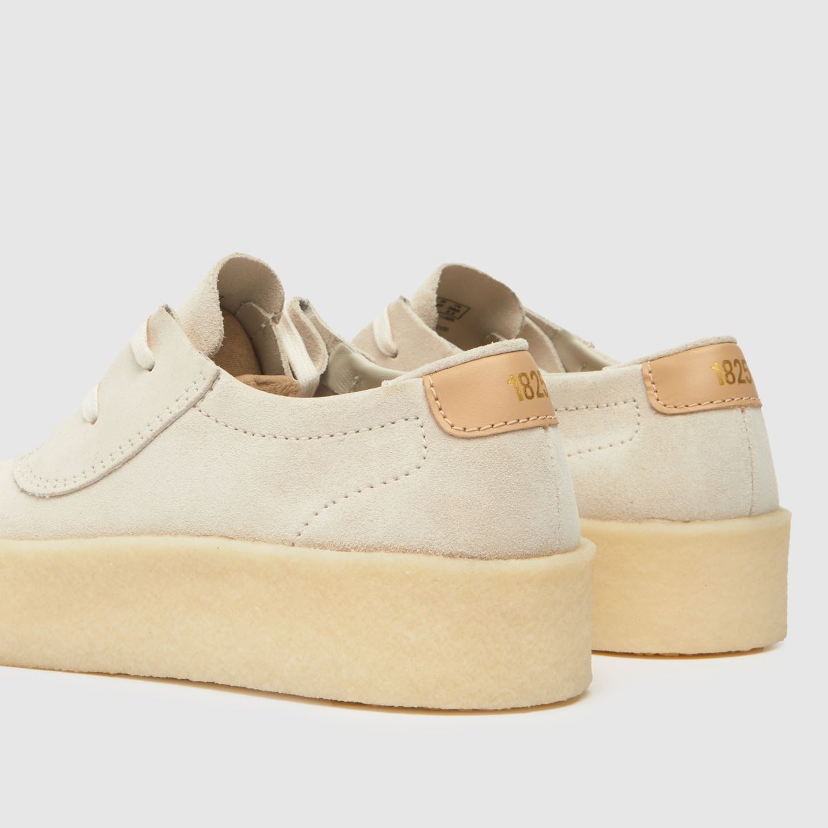 Clarks Originals – Ashcott – Naturfärgade skor med cupsole
