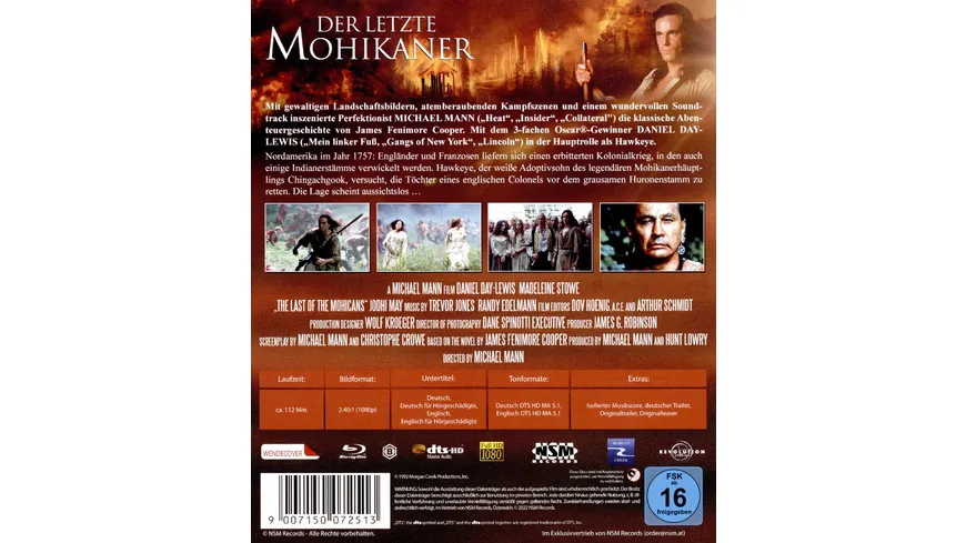 Der letzte Mohikaner (Kinofassung)