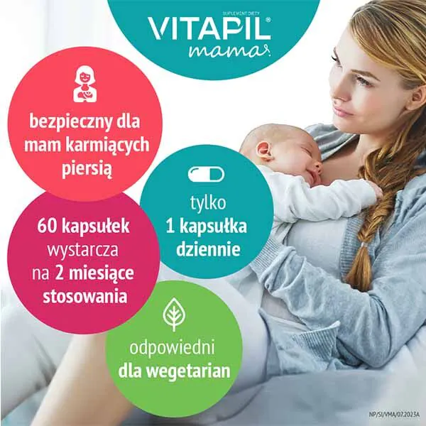 Vitapil Mama, Dodatak prehrani za gubitak kose za žene nakon porođaja i tokom dojenja, Kapsule