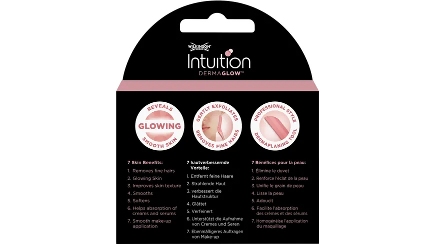 WILKINSON SWORD Intuition Dermaglow 3er Klingenpackung