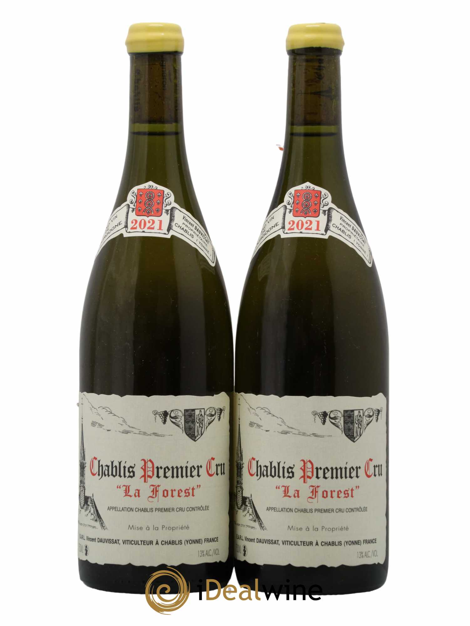 Chablis 1er Cru La Forest Vincent Dauvissat (Domaine)  2021 - Lot de 2 Bouteilles